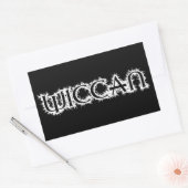 Wiccan Rechthoekige Sticker (Envelop)
