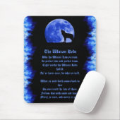 Wiccan Rede - Blue Flame Muismat (Met muis)