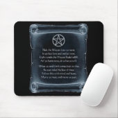 Wiccan Rede Mousepad Muismat (Met muis)