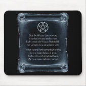 Wiccan Rede Mousepad Muismat (Voorkant)