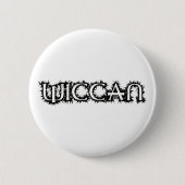 Wiccan Ronde Button 5,7 Cm (Voorkant)