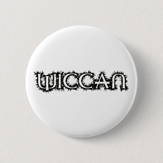 Wiccan Ronde Button 5,7 Cm (Voorkant)