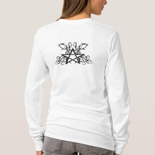 Wiccan Roos T-shirt (Achterkant)