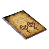 Wiccan Rustic Lesbian Handfasting Guest Book Notitieboek (Rechterzijde)