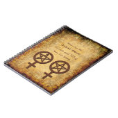 Wiccan Rustic Lesbian Handfasting Guest Book Notitieboek (Linkerzijde)