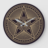 Wiccan-symbolen Grote Klok (Voorkant)