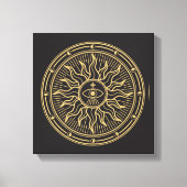 Wiccan-symbool Canvas Afdruk (Voorkant)