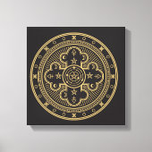 Wiccan-symbool Canvas Afdruk (Voorkant)