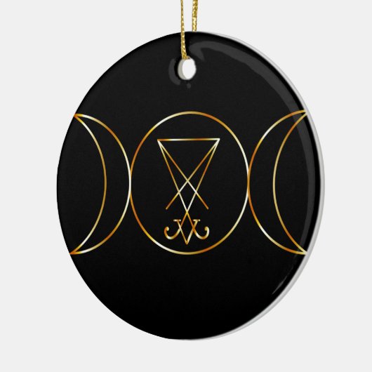 Wiccan-symbool, Triple Goddess Keramisch Ornament (Links)