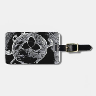 wiccan symbool voor de heksen bagagelabel