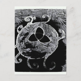 wiccan symbool voor de heksen briefkaart