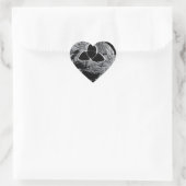 wiccan symbool voor de heksen hart sticker (Tas)