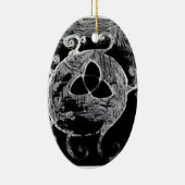 wiccan symbool voor de heksen keramisch ornament (Rechts)