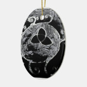 wiccan symbool voor de heksen keramisch ornament (Links)