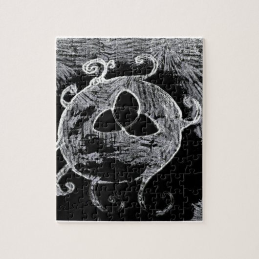 wiccan symbool voor de heksen legpuzzel (Verticaal)