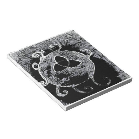 wiccan symbool voor de heksen notitieblok (Schuin)