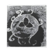wiccan symbool voor de heksen notitieblok (Voorkant)