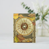 Wiccan Wheel 2012 Calendar Briefkaart (Staand voorkant)