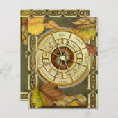 Wiccan Wheel 2012 Calendar Briefkaart (Voorkant / Achterkant)