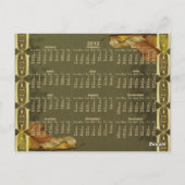 Wiccan Wheel 2012 Calendar Briefkaart (Achterkant)