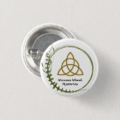 Wiccan Wheel Mysteries Button (Voorkant /achterkant)
