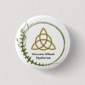 Wiccan Wheel Mysteries Button (Voorkant)