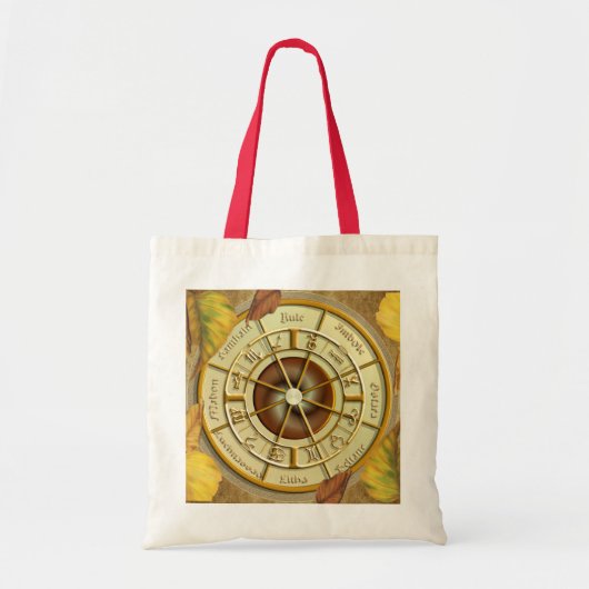 Wiccan Wheel of the Year Canvas tas (Voorkant)