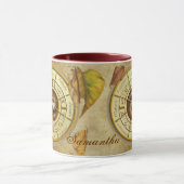 Wiccan Wheel of the Year Personalized Mug Mok (Midden)