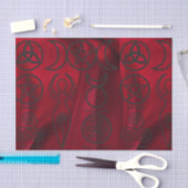 Wiccan, wicca, pagan, triquetra, pentakel, drievou tissuepapier (Craft)