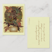 Wiccan-wiel met Pentacle-profielkaart Visitekaartje (Voorkant / Achterkant)