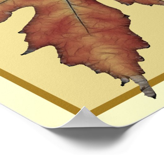 Wiccan-wiel met pentakeldruk poster (Hoek)