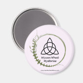 Wiccan Wiel Mysteries Magnet (Voorkant / Achterkant)
