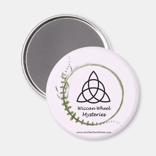 Wiccan Wiel Mysteries Magnet (Voorkant / Achterkant)