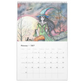 Wiccan Witch Portfolio Boek van Molly Harrison Kalender (Feb 2027)