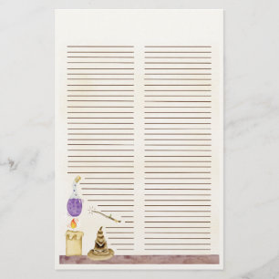 Wiccan Witch Writing Spell Paper Briefpapier