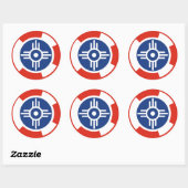 Wichita Air Squadron Roundel Ronde Sticker (Vel)