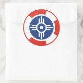 Wichita Air Squadron Roundel Ronde Sticker (Tas)