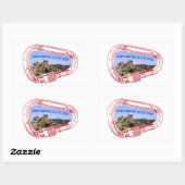 Wichita bergbeklimmen Carabiner Rechthoekige Sticker (Vel)