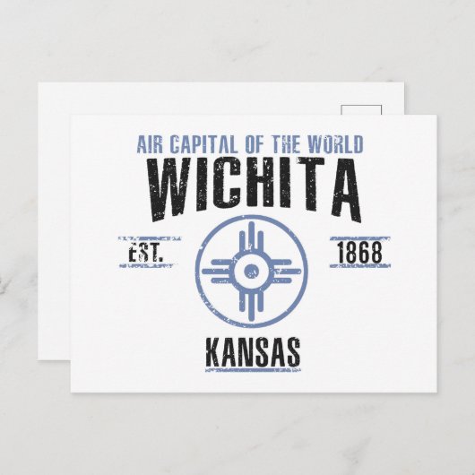 Wichita Briefkaart (Voorkant / Achterkant)