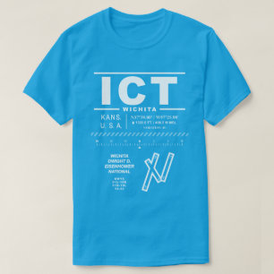 Wichita Dwight D. Eisenhower National Airport ICT T-shirt
