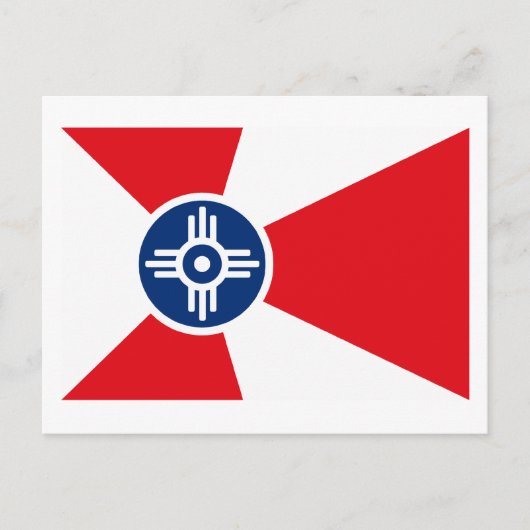 Wichita Flag Briefkaart (Voorkant)