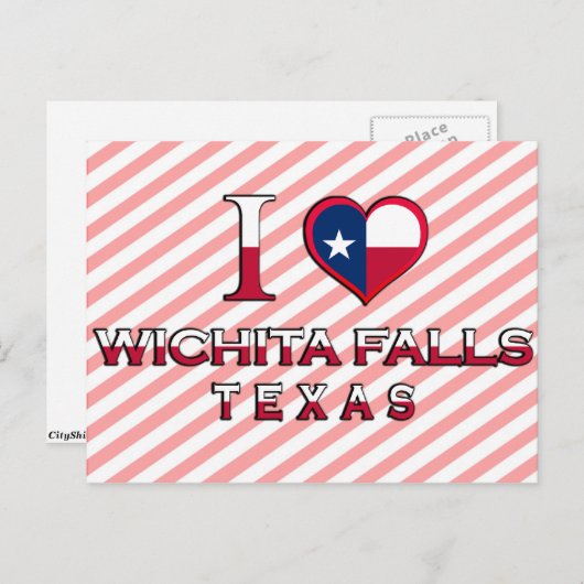 Wichita Herfsten, Texas Briefkaart (Voorkant / Achterkant)