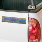 Wichita Herfsten Texas Bumpersticker (Op Truck)