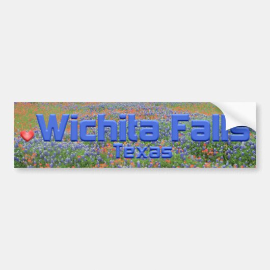 Wichita Herfsten Texas Bumpersticker (Voorkant)