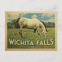 Wichita Herfsten Texas Horse Boerderij - Vintage T