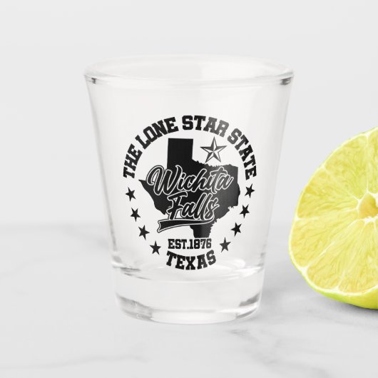 Wichita Herfsten, Verenigde Staten Shot Glas (Voorkant)