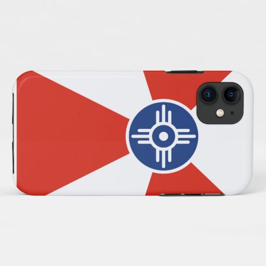 Wichita ICT-vlag Case-Mate iPhone Case (Achterkant (horizontaal))