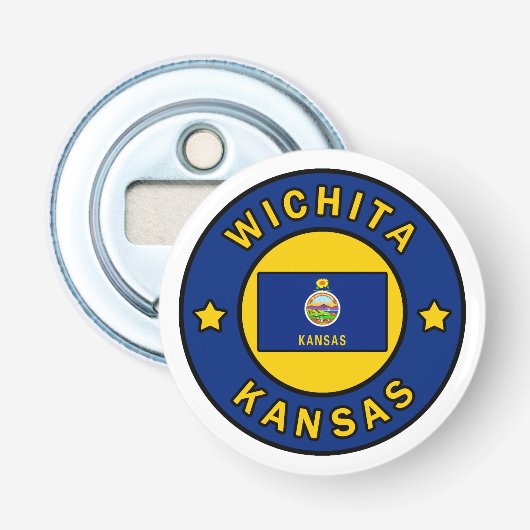 Wichita Kansas Button Flesopener (Voorkant)
