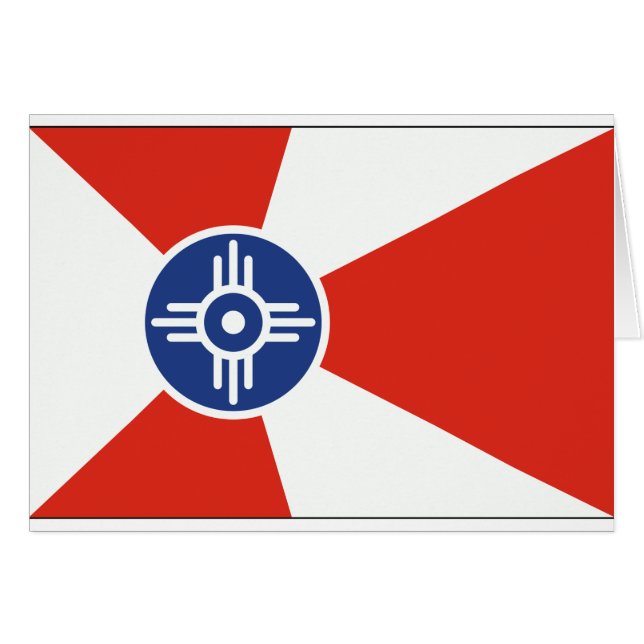 Wichita Kansas ICT Flag (Voorkant Horizontaal)