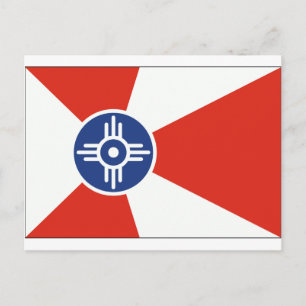 Wichita Kansas ICT Flag Briefkaart